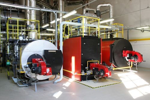 Typical Gas Steam Boiler at a Combined Cycle Power Plant