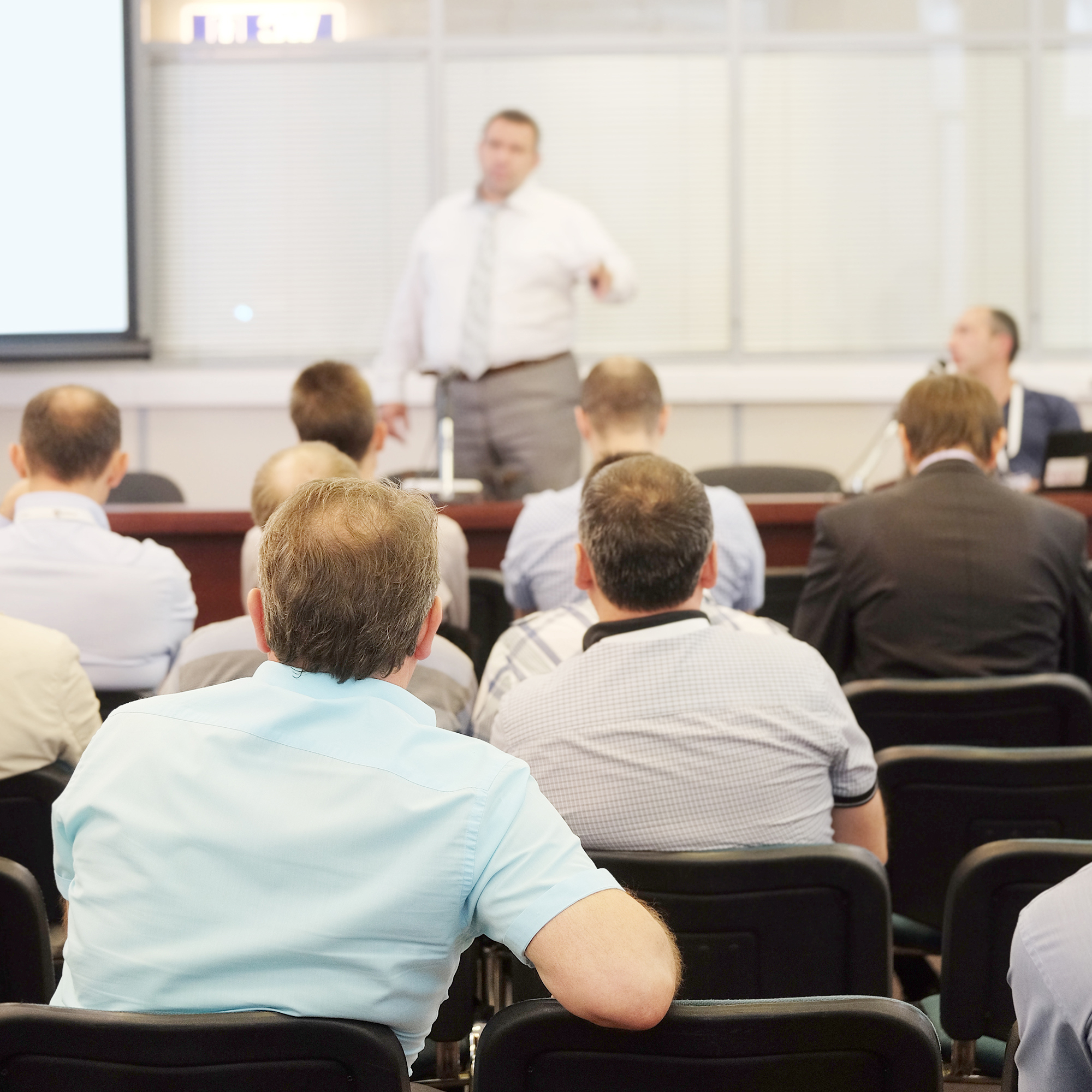 Teaching in a classroom