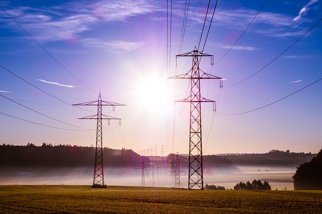 Field of electrical lines