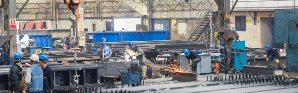 A solar plant getting consulting services with employees working on the plant